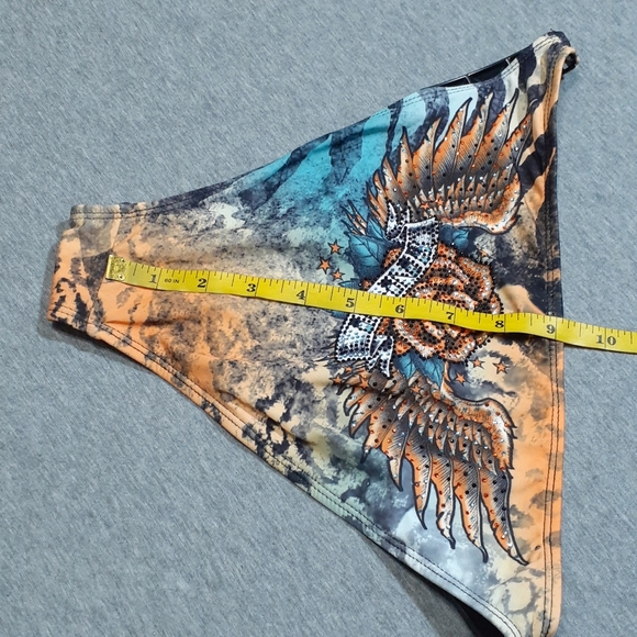 Sinful Hydrogen Bikini Bottoms Orange Zebra Leopard Medium NWT - Picture 12 of 14
